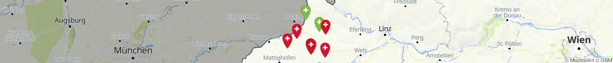 Map view for Pharmacies emergency services nearby Eitzing (Ried, Oberösterreich)